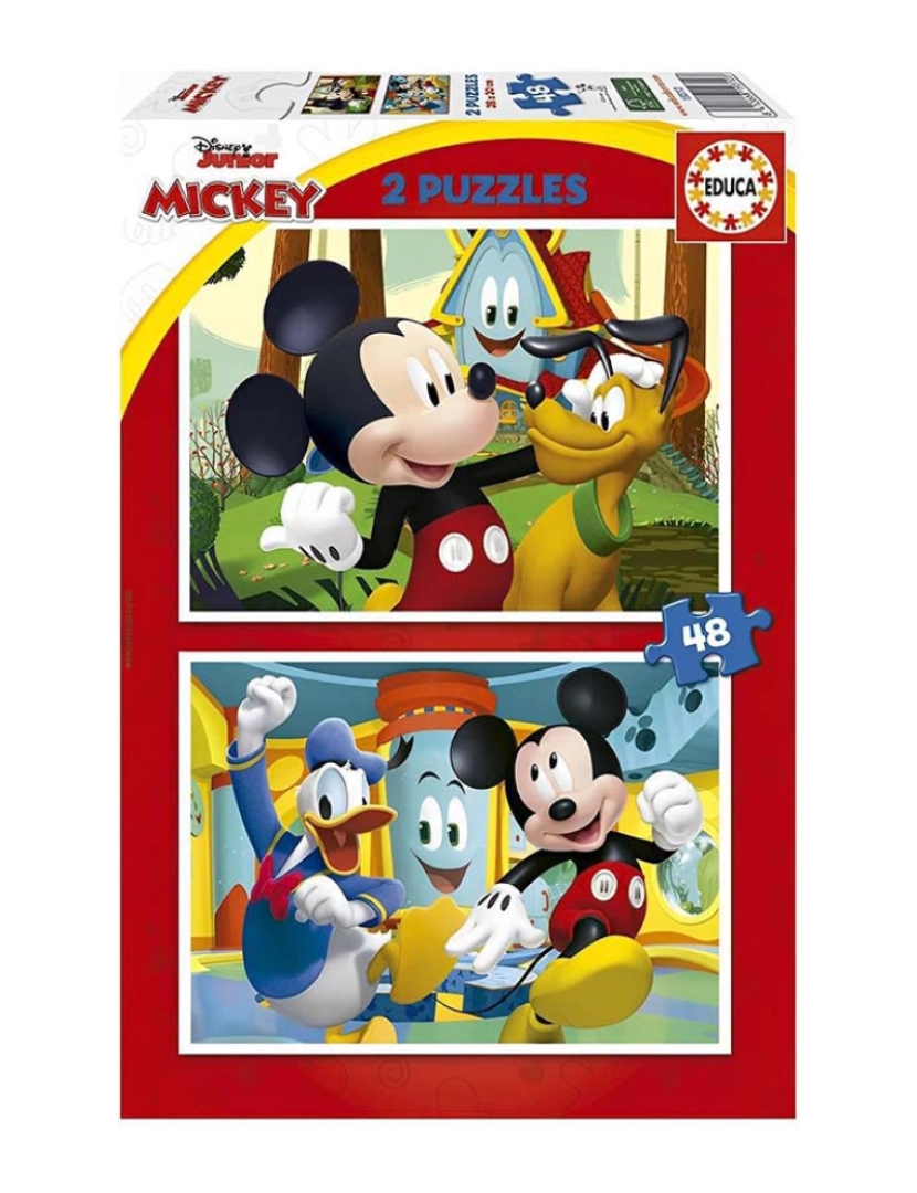 Educa - 2 X 48 MICKEY MOUSE FUN HOUSE 19312