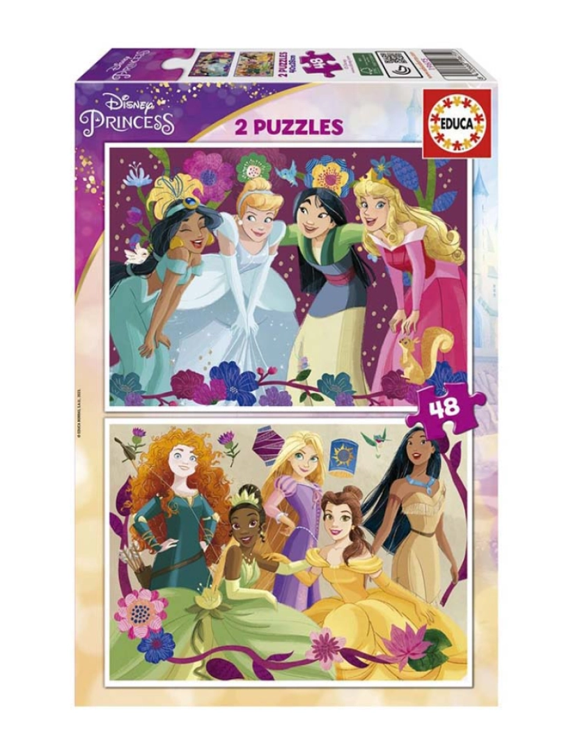 Educa - 2 X 48 DISNEY PRINCESS 19675