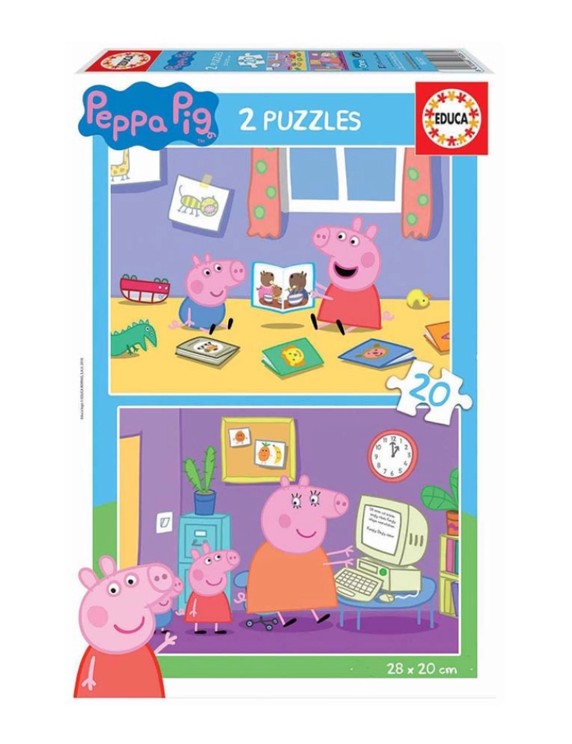 Educa - 2 X 20 PEPA PIG 18087