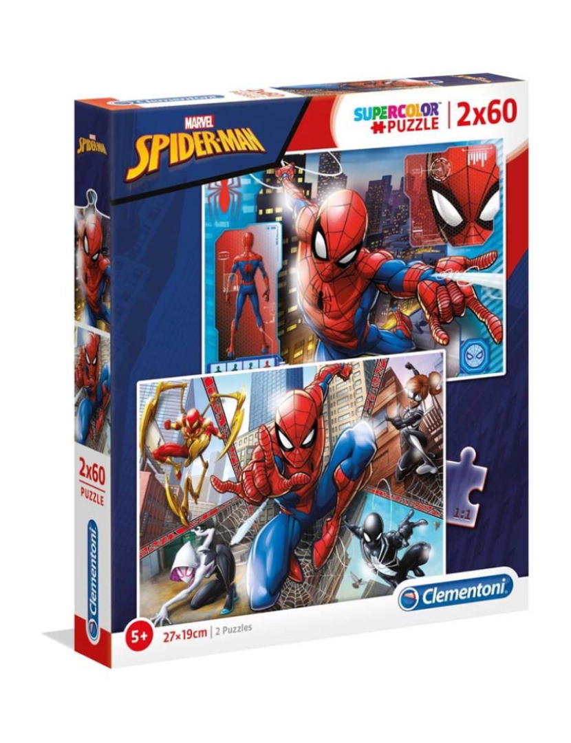 Clementoni - 2X60 SPIDER-MAN 21608