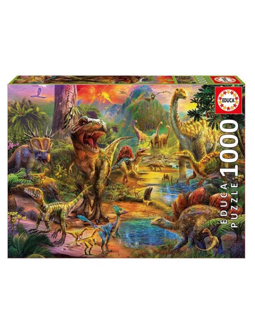 Educa - 1000 TERRA DE DINOSSAUROS 17655