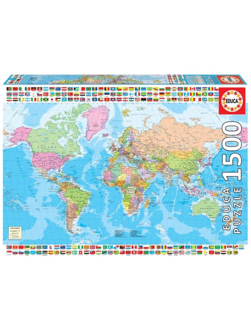 Educa - 1500 Mapa-Mundi Politico 