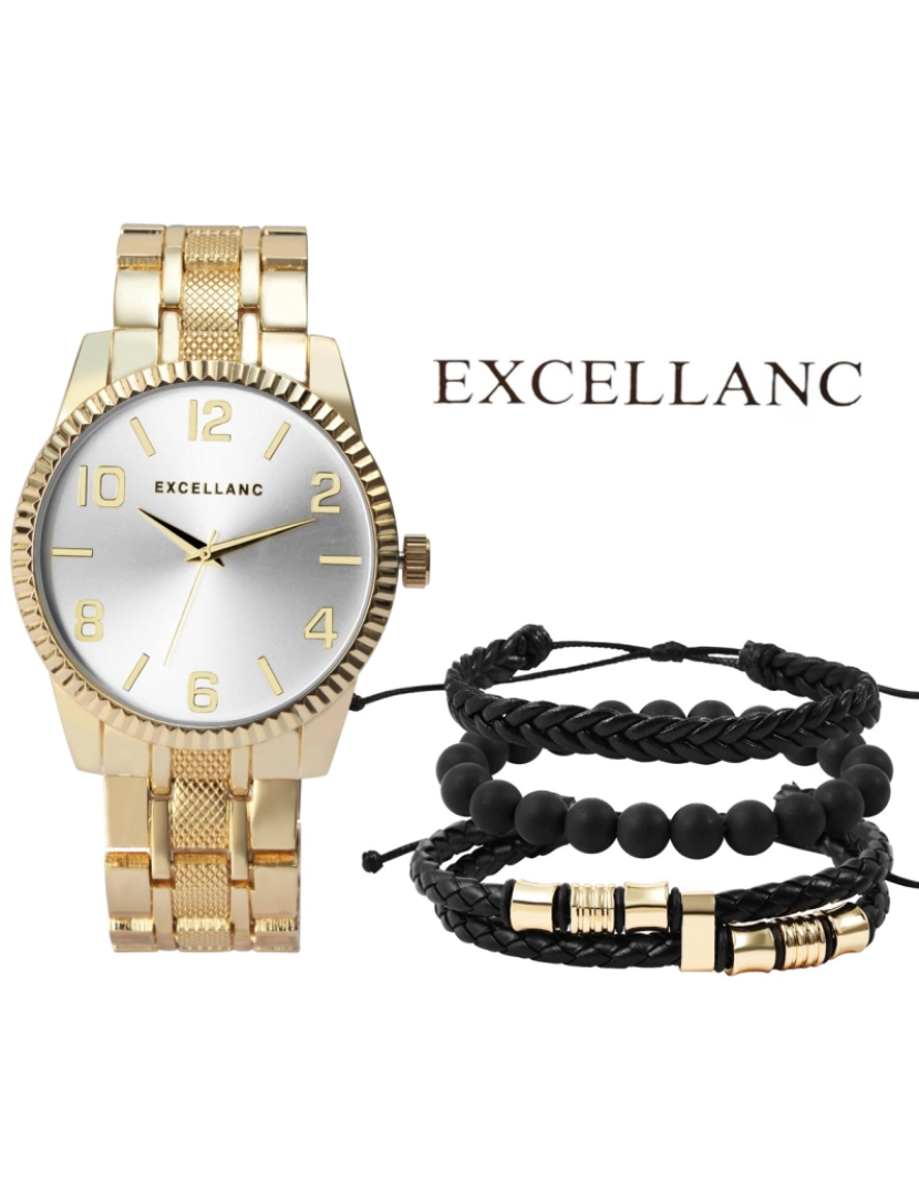 Excellanc - Excellanc Conjunto  Relógio + 3 Pulseiras 2800090-002