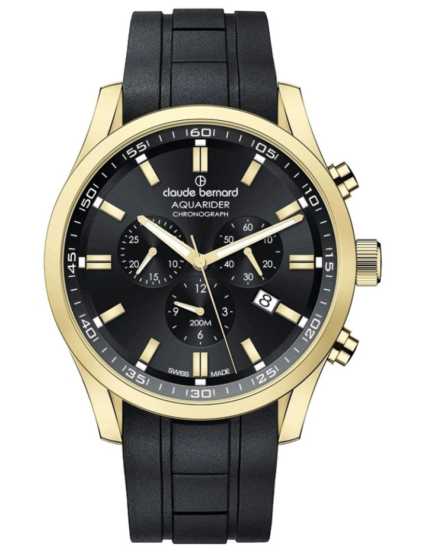 Claude Bernard - Relógio Claude Bernard STF Aquarider Chrono 10222-37JCA-NID