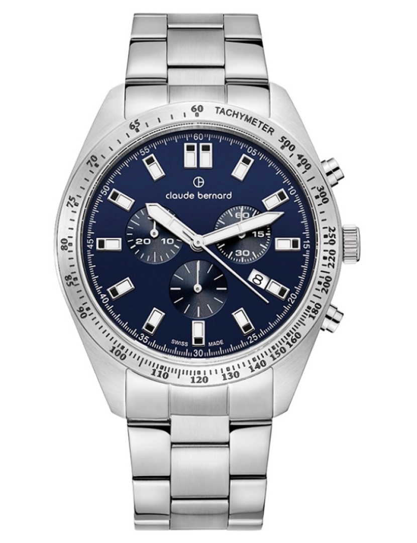 Claude Bernard - Relógio Claude Bernard STF Classic ST50 Chrono 10247-3M-BUIN