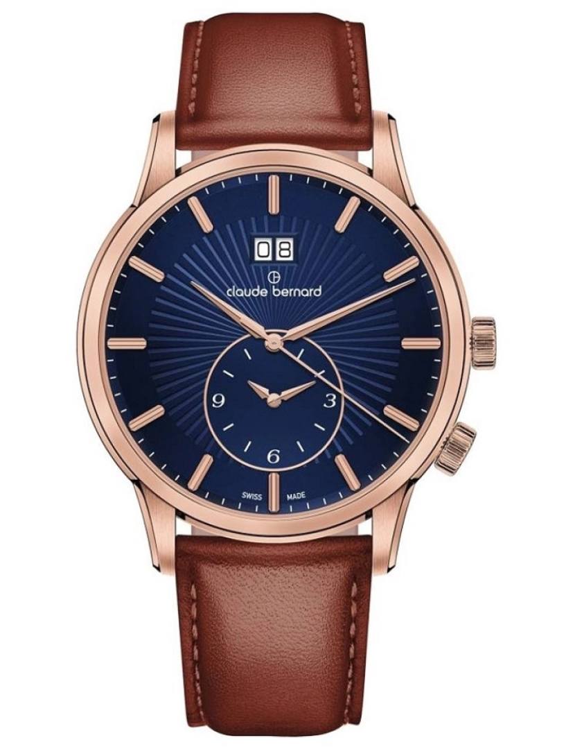 Claude Bernard - Relógio Claude Bernard STF Classic 2nd Time Zone 62007-37R-BUIR