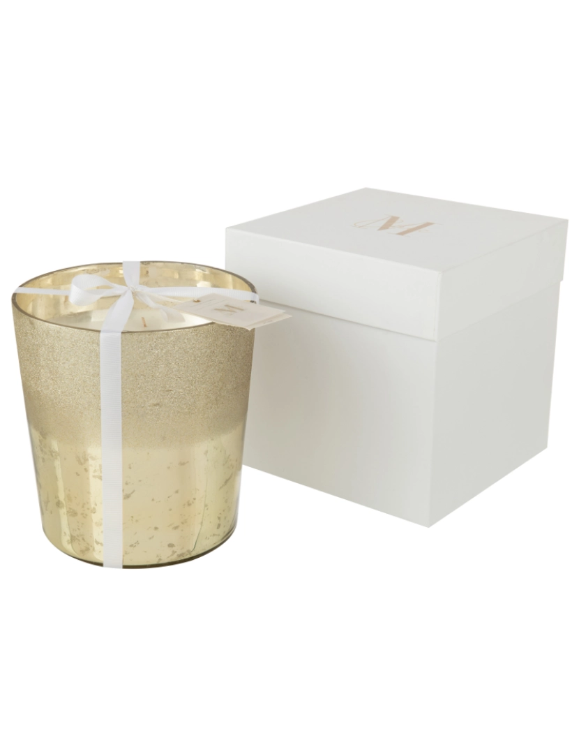 J-Line - J-Line Parfume vela Deluxe Grande vidro dourado