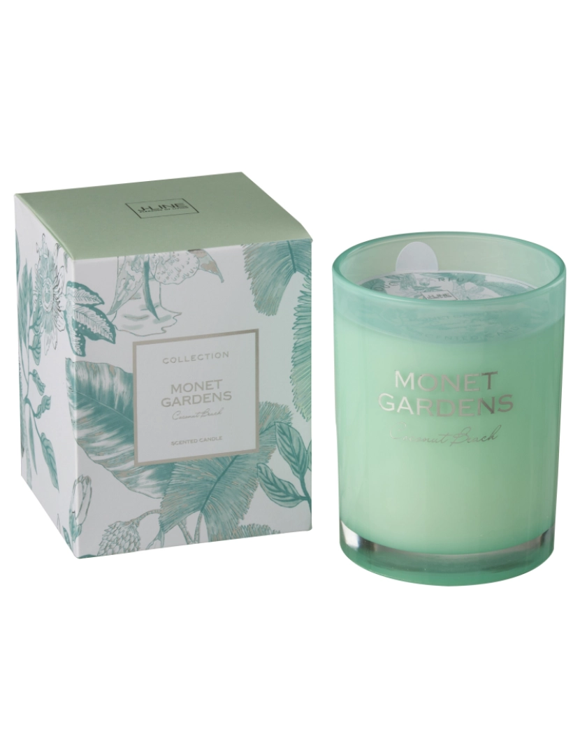 imagem de J-Line Perfume vela Monet Jardins Aqua Large 70H1