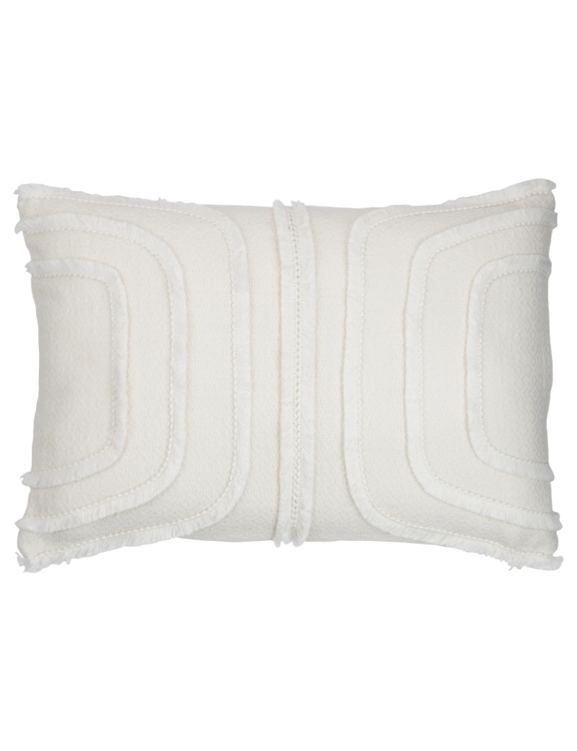J-Line - J-Line Cushion arco retangular poliéster branco