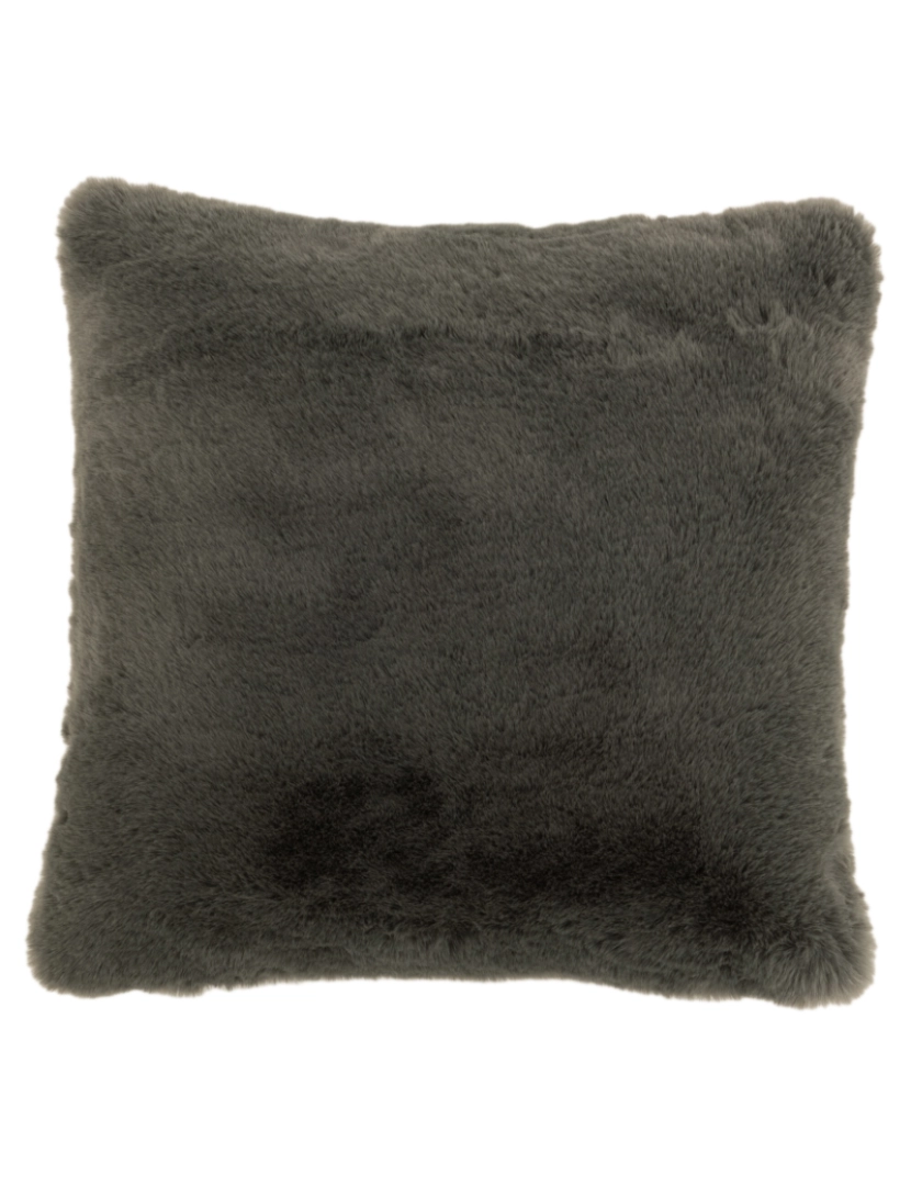 J-Line - Coussin Cutie poliéster Gris