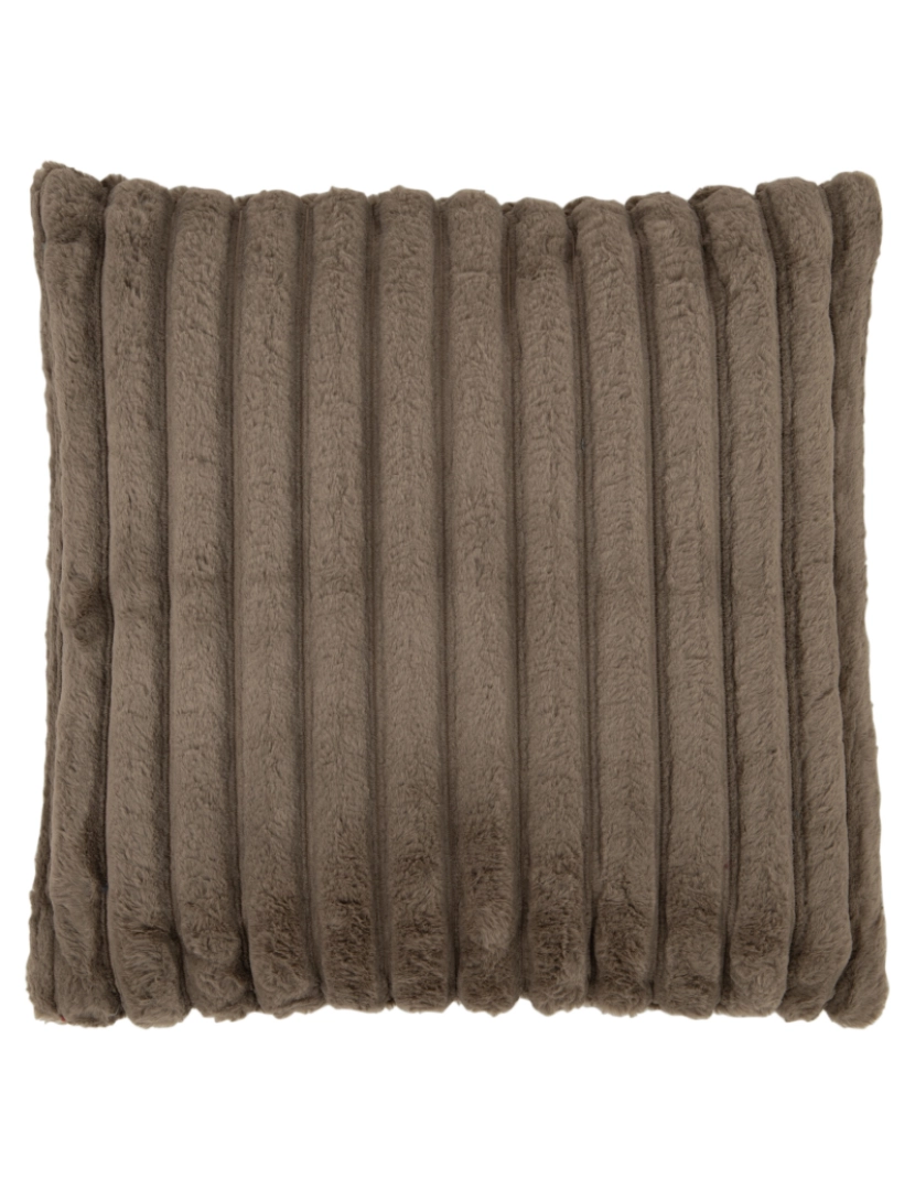 J-Line - J-Line Coussin Corduroy poliéster Taupe