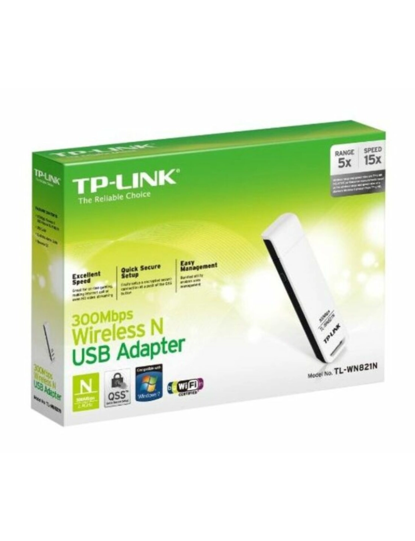 imagem de TP-LINK TL-WN821N Adaptador USB 2.0 300N MIMO5