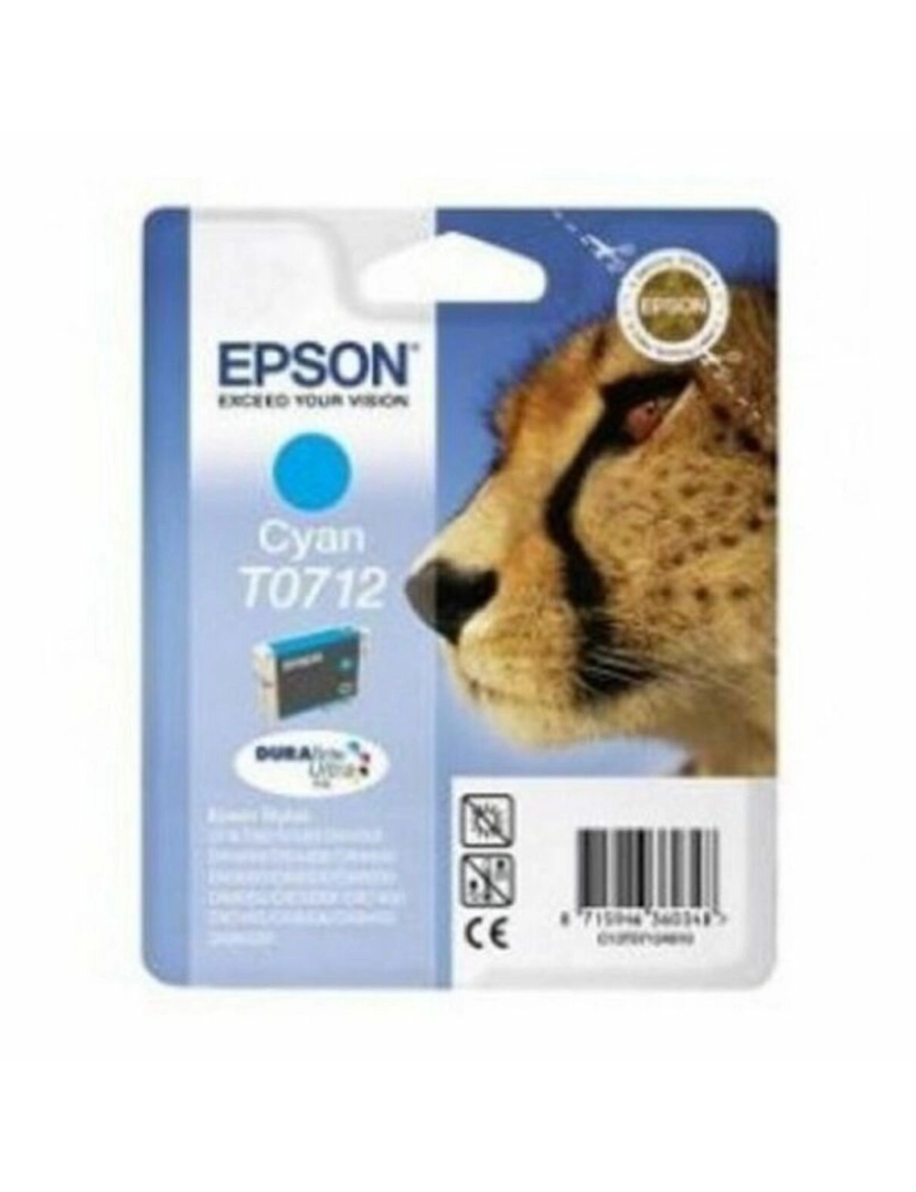 Epson - Tinteiro de Tinta Original Epson T0712 Ciano Magenta