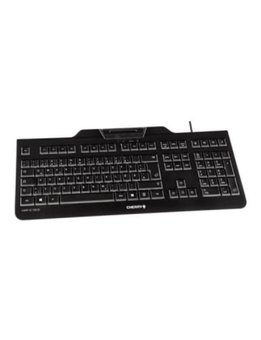 imagem de Teclado com Leitor Cherry JK-A0100ES-22