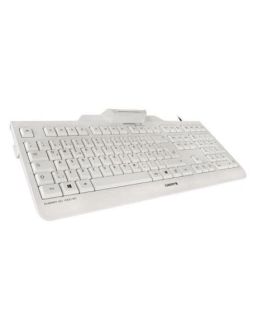 imagem de Teclado com Leitor Cherry JK-A0100ES-0 Branco3