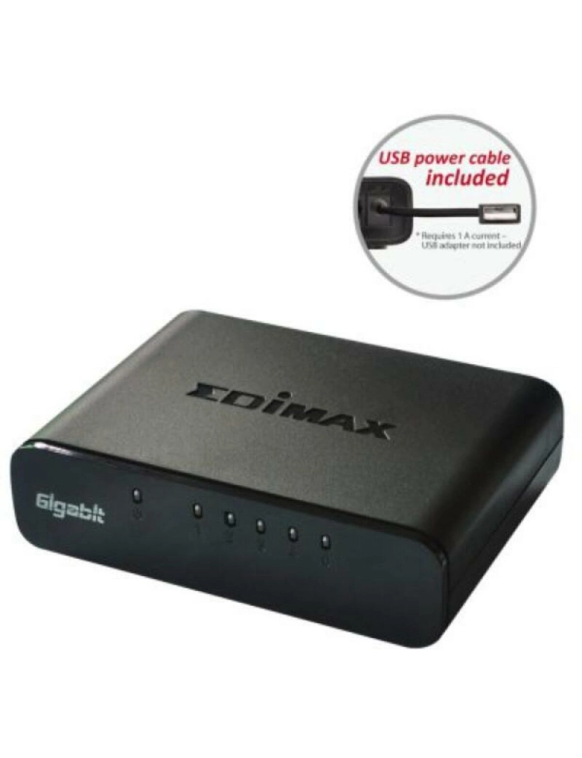 imagem de Switch Edimax ES-5500G V3 5 p 10 / 100 / 1000 Mbps2