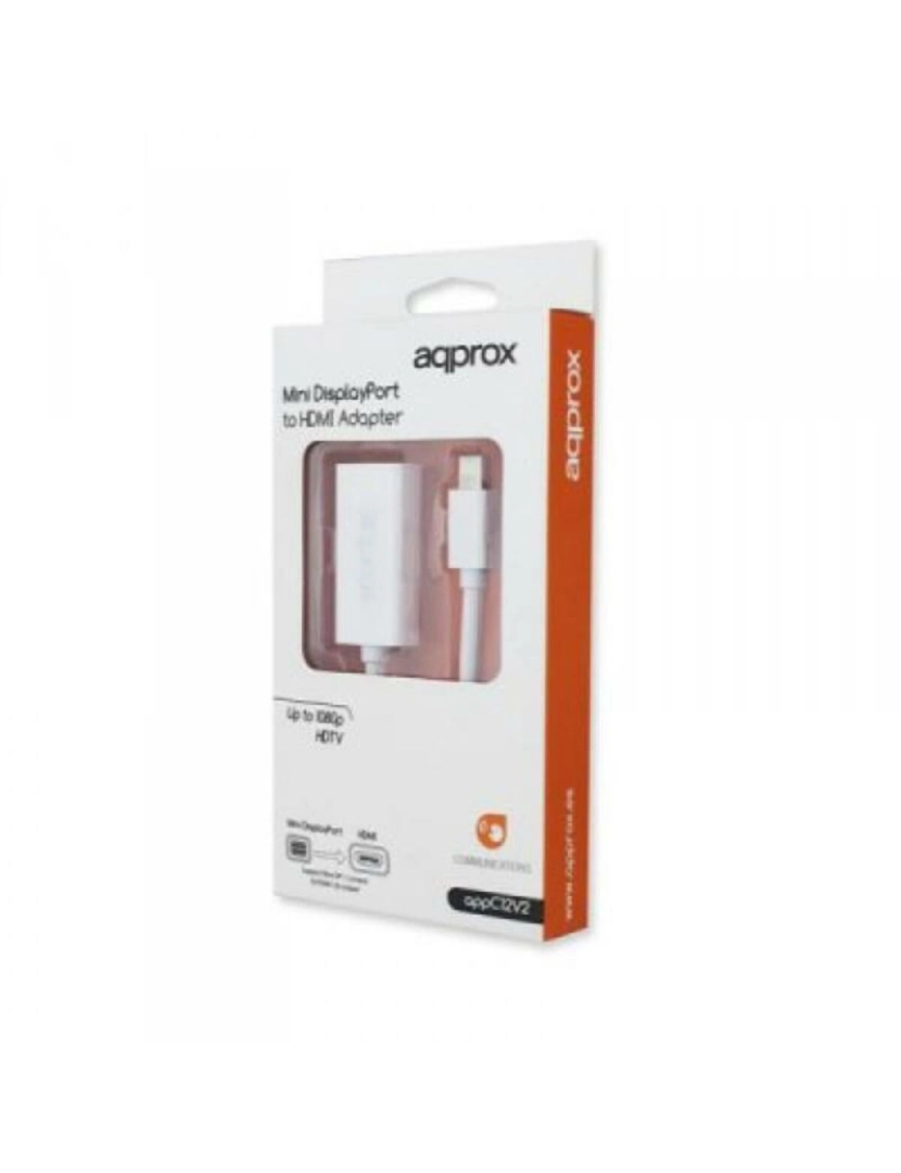 Approx! - Adaptador Mini Display Port para HDMI approx! APPC12v2 Branco