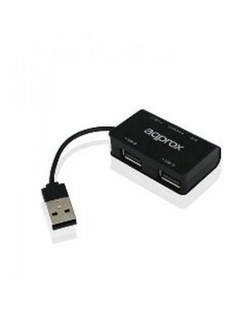 Approx - Hub USB approx! AAOAUS0122 SD/Micro SD Windows 7 / 8 / 10 USB 2.0