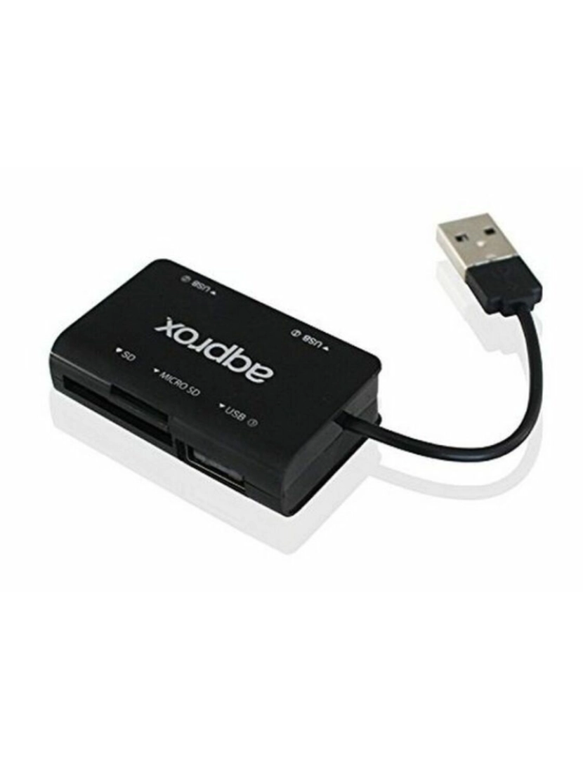 imagem de Hub USB approx! AAOAUS0122 SD/Micro SD Windows 7 / 8 / 10 USB 2.04