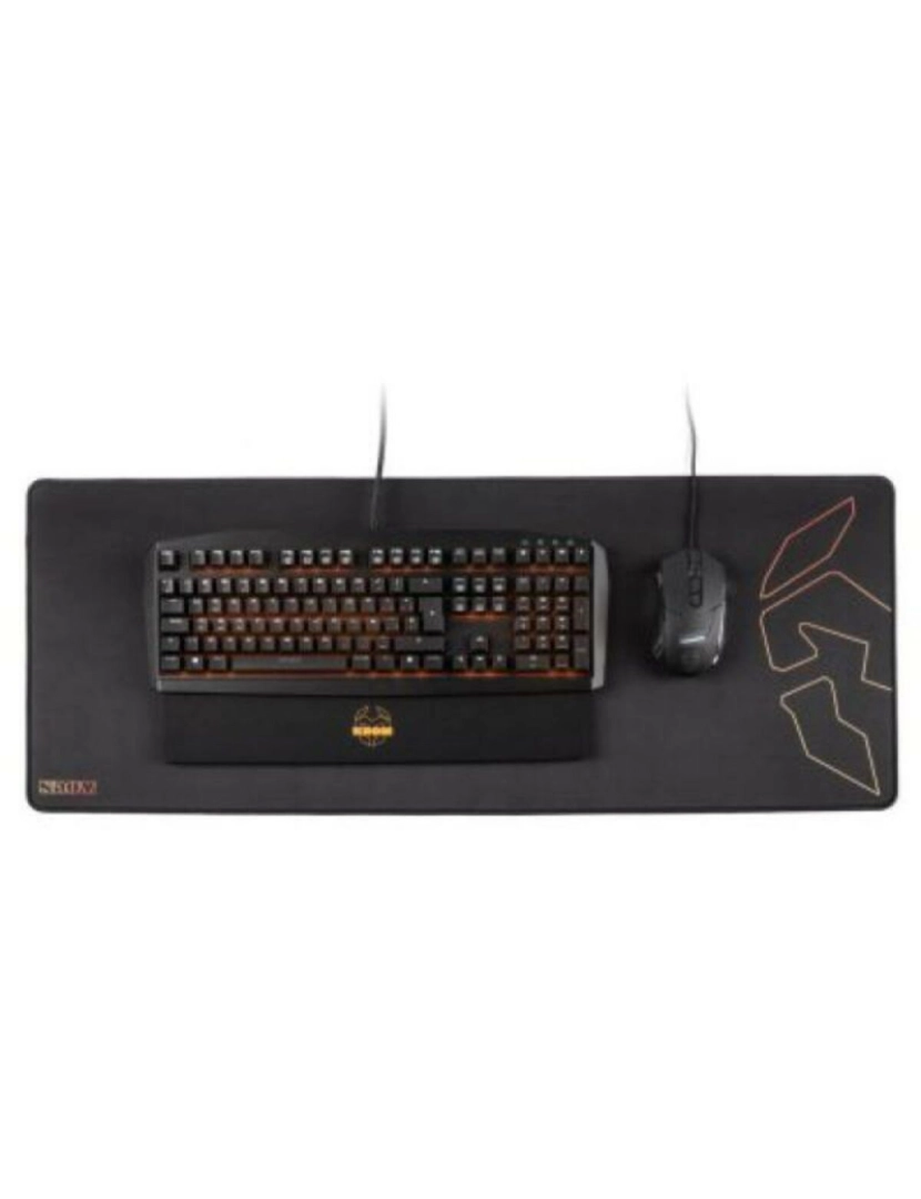 imagem de Tapete de Rato Gaming Krom Krom Knout XL Extended 90 x 35 x 0,3 cm Preto3