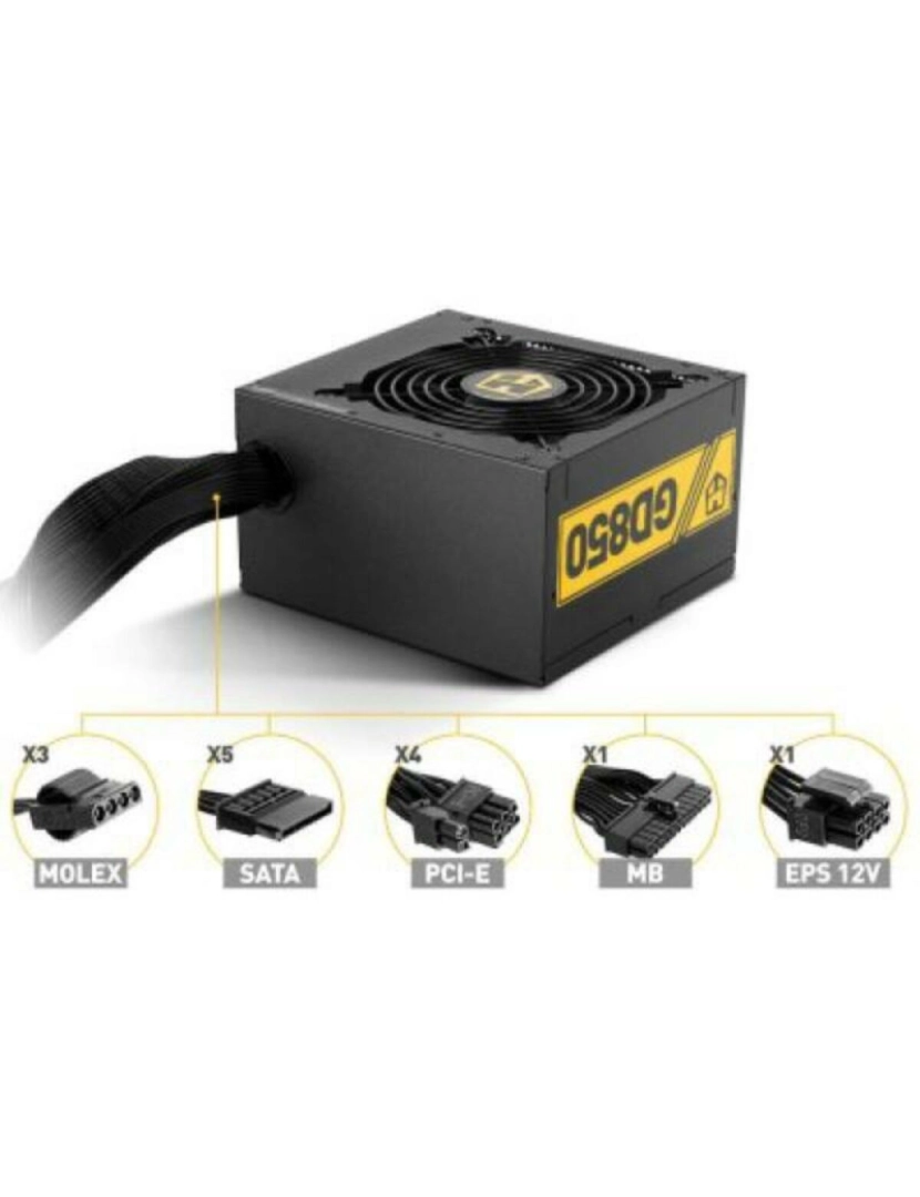 imagem de Fonte de Alimentação Nox NXHUMMER850GD ATX 850W 80 Plus Bronze 850 W ATX 80 Plus Gold3