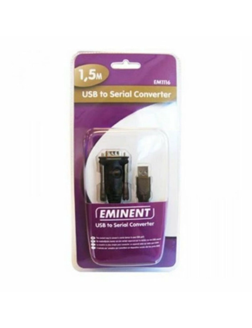 Ewent - Cabo USB para Porto Série Ewent EW1116 (1 Unidade)
