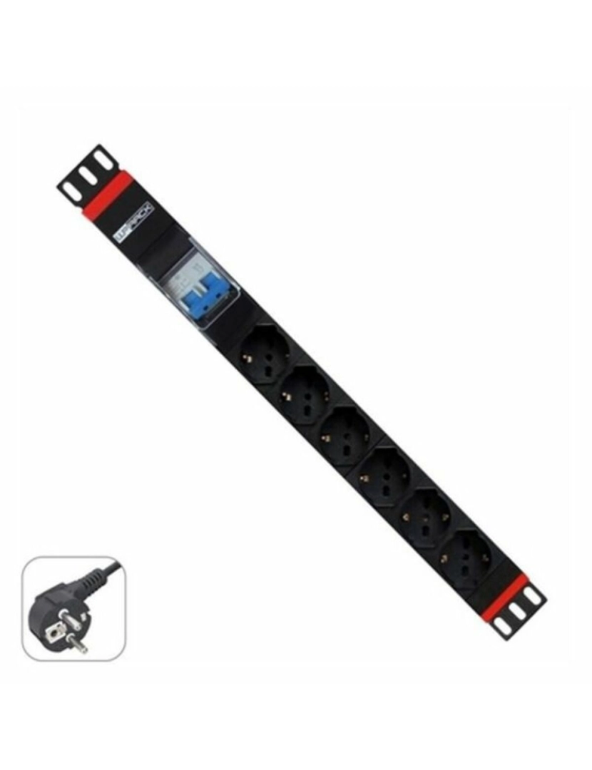 imagem de Extensor 19" 6 Tomas Schuko WP WPN-PDU-G02-06 (2 m)1