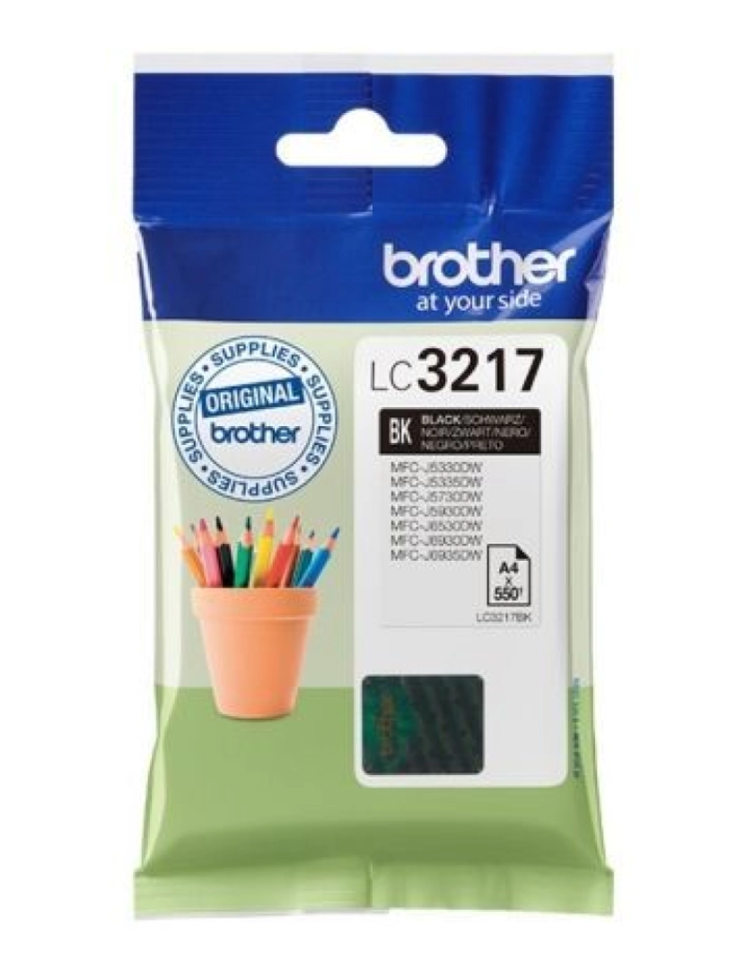 Brother - Cartucho Compatível Brother LC3217BK Preto