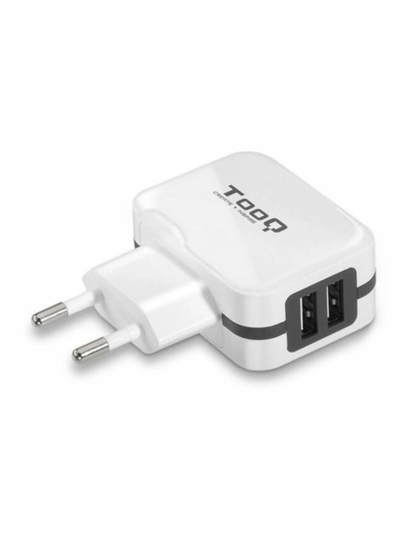 imagem de Carregador de Parede TooQ AATCAT0150 USB x 2 17W Branco4