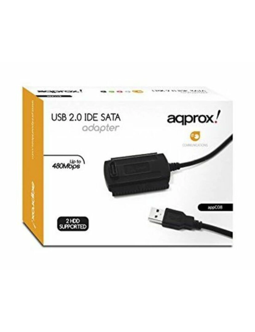 imagem de Adaptador USB 2.0 IDE SATA approx! APTAPC0219 Plug & Play 40 e 44 pinos2