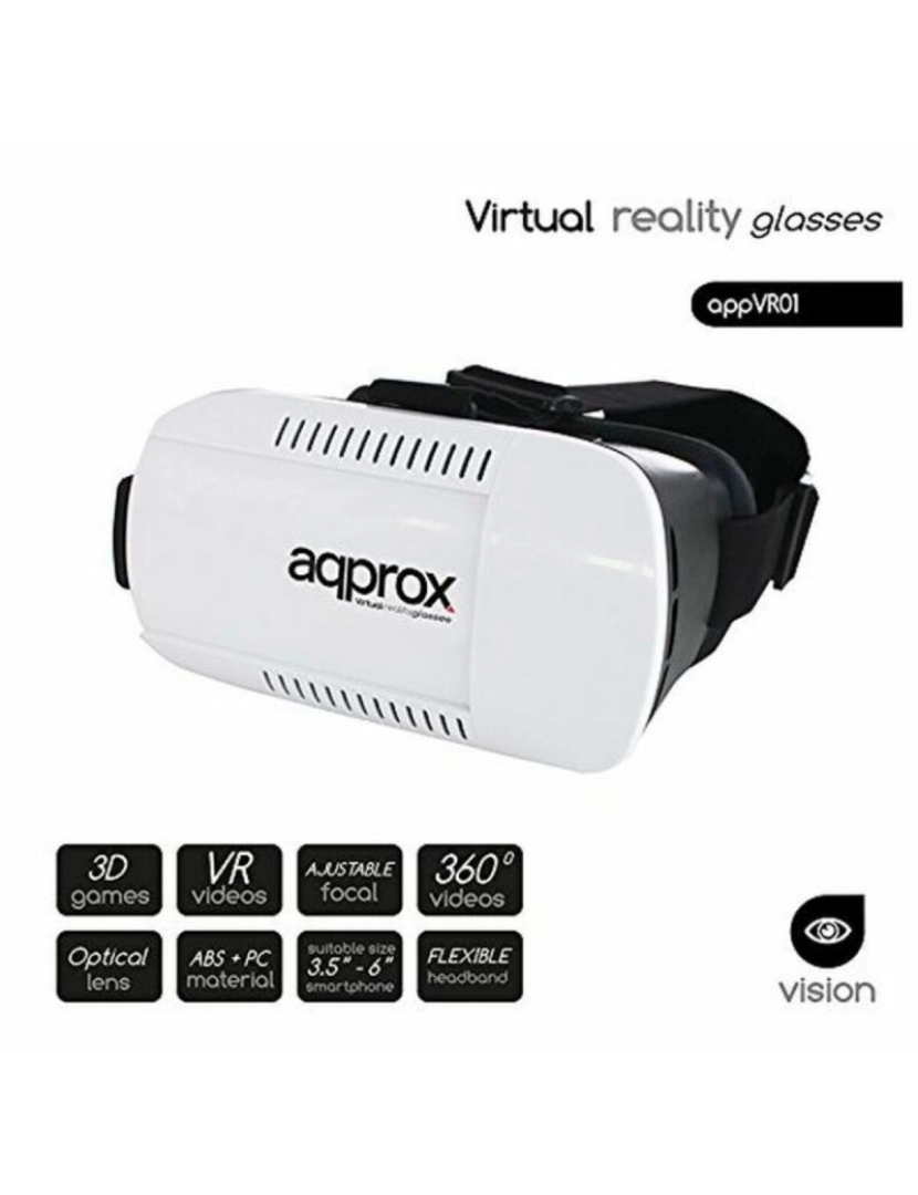 imagem de Óculos de Realidade Virtual approx! APPVR01 3,5"-6"5