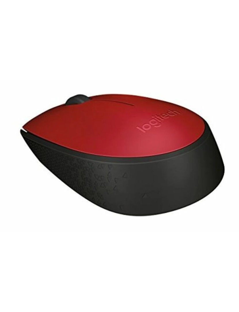 imagem de Rato sem Fios Logitech M171 1000 dpi Preto Vermelho2