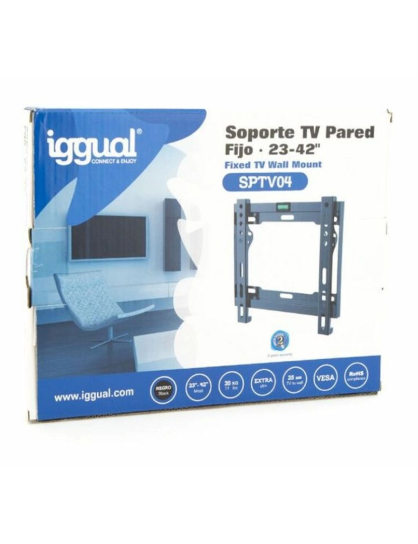 imagem de Suporte TV Fixo iggual SPTV04 IGG314647 23"-42" Preto2