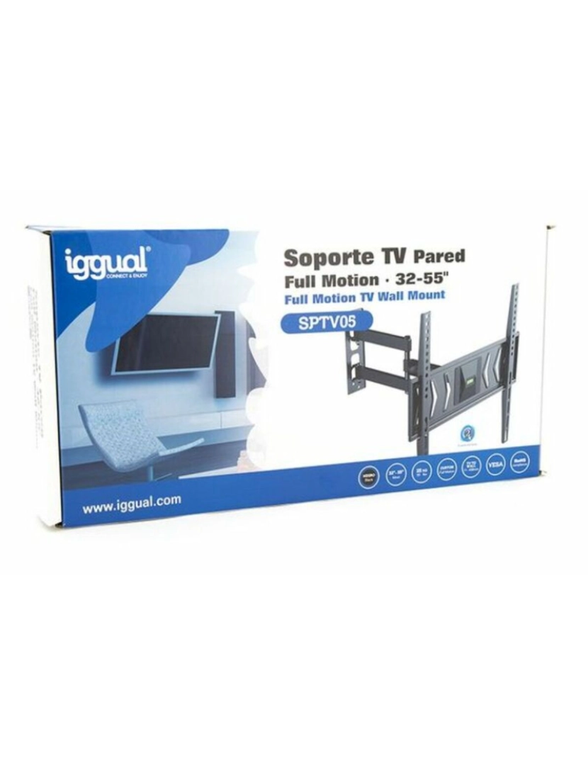 imagem de Suporte TV iggual SPTV05 IGG314630 32"-55" Preto2