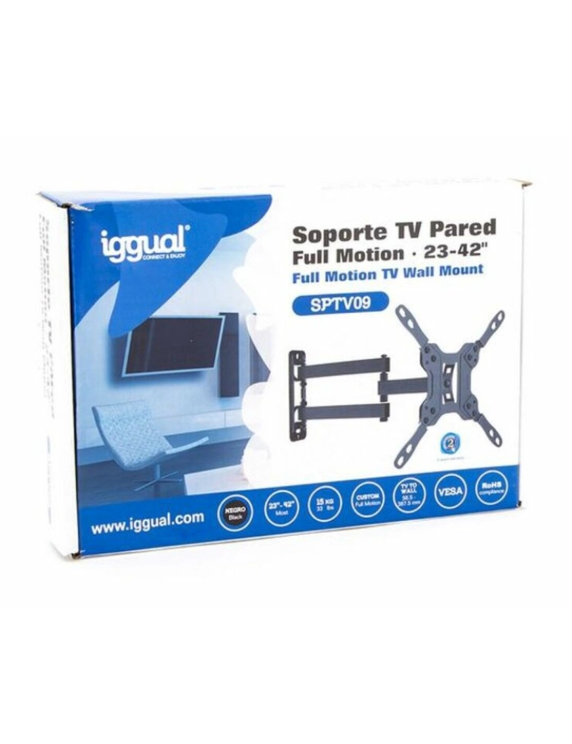 imagem de Suporte TV iggual SPTV09 IGG314562 23"-42" Preto2