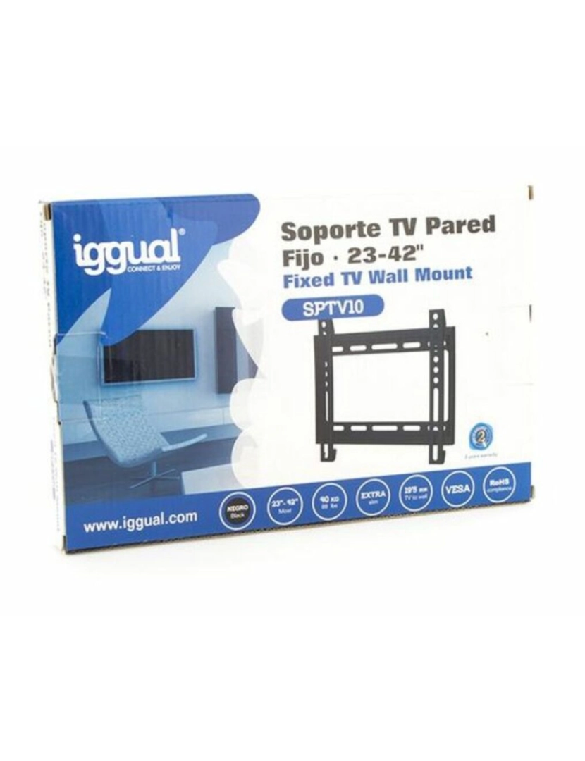 imagem de Suporte TV Fixo iggual SPTV10 IGG314555 23"-42" Preto2