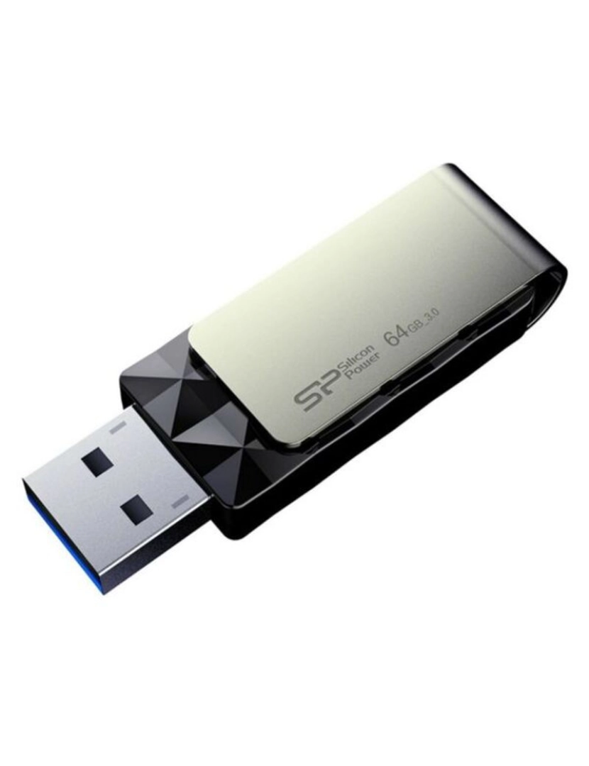 imagem de Memória USB Silicon Power Blaze B30 64 GB Preto2