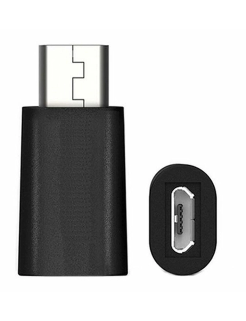 Ewent - Adaptador USB C para Micro USB 2.0 Ewent EW9645 5V Preto