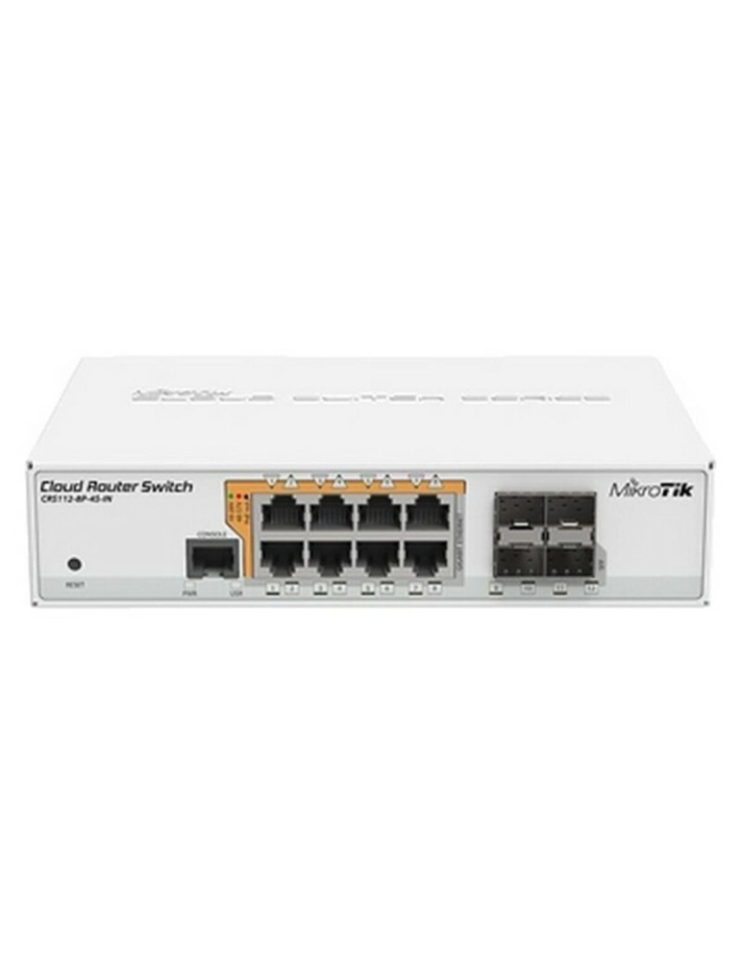 imagem de Switch Mikrotik CRS112-8P-4S-IN 16 MB 128 MB RAM Branco1