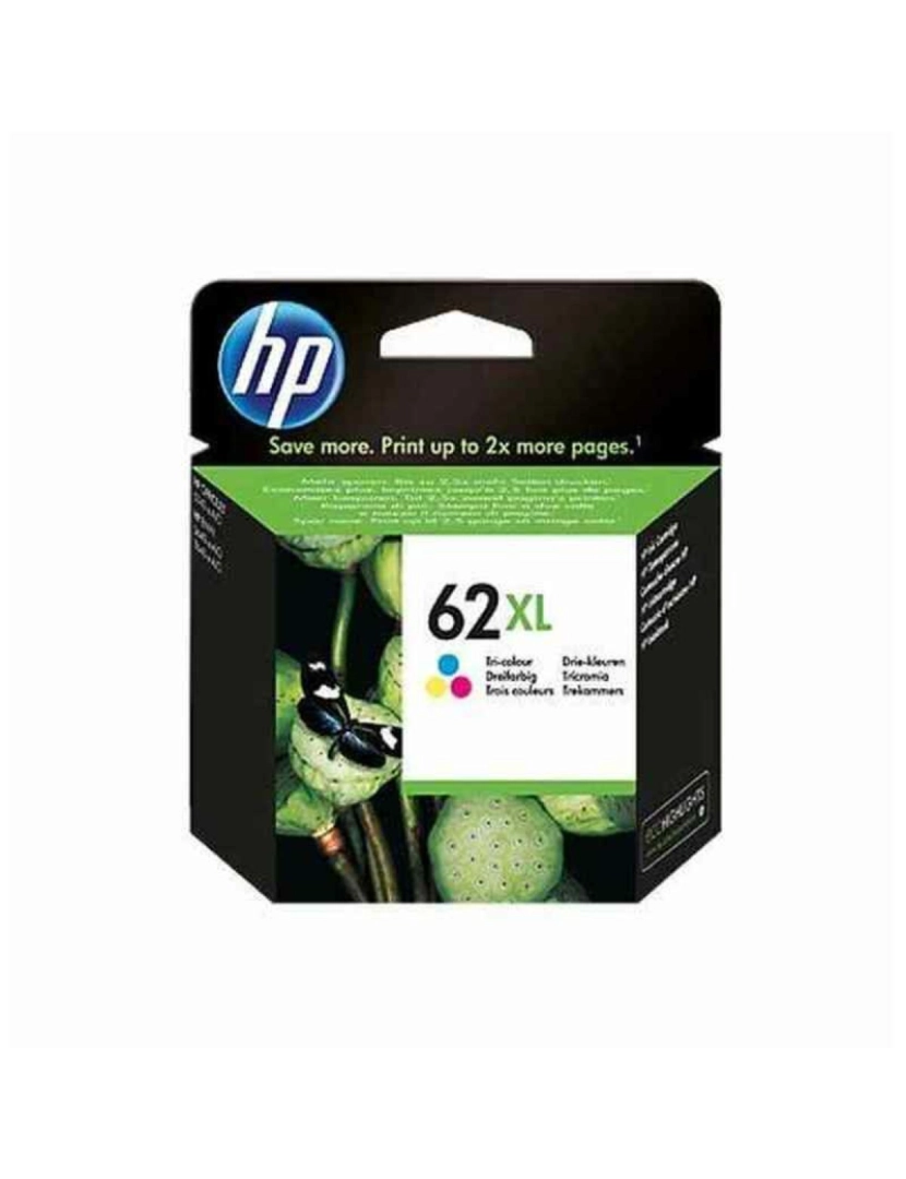 HP - Tinteiro de Tinta Original HP T62XL Tricolor