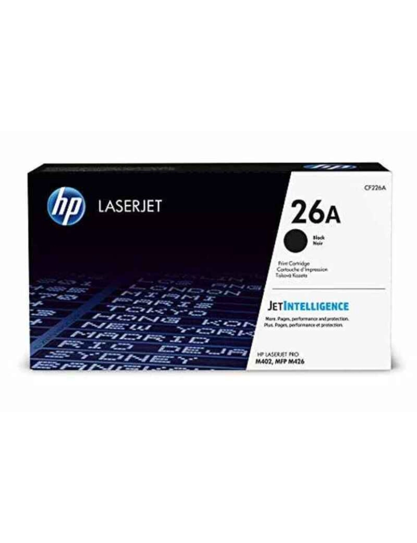 HP - Tóner Original HP 26A Preto