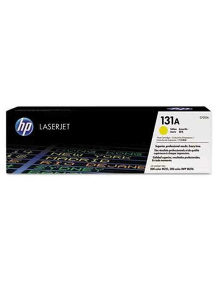 HP - Tóner Original HP HPCF212A Amarelo Preto