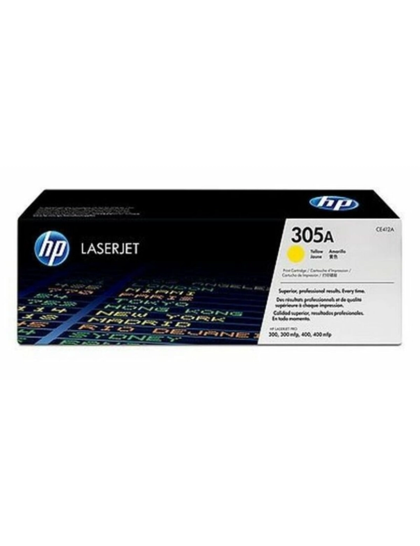 HP - Tóner Original HP CE412A Amarelo