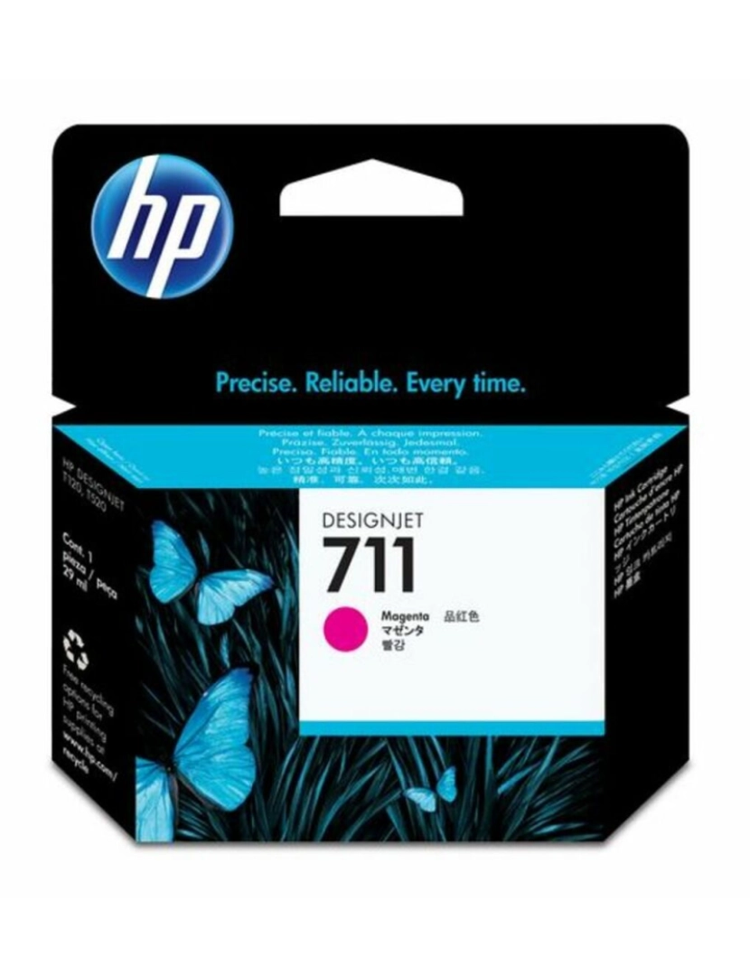 HP - Tinteiro de Tinta Original HP T711 Magenta