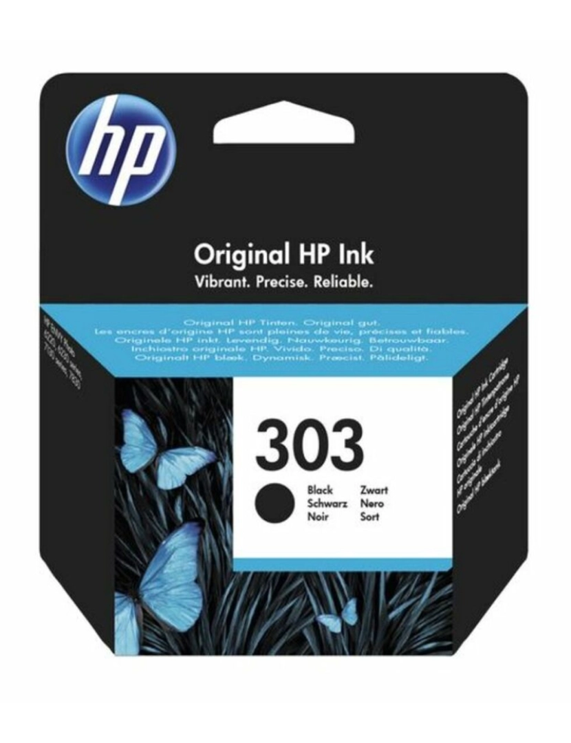 HP - Tinteiro de Tinta Original HP T303 Preto