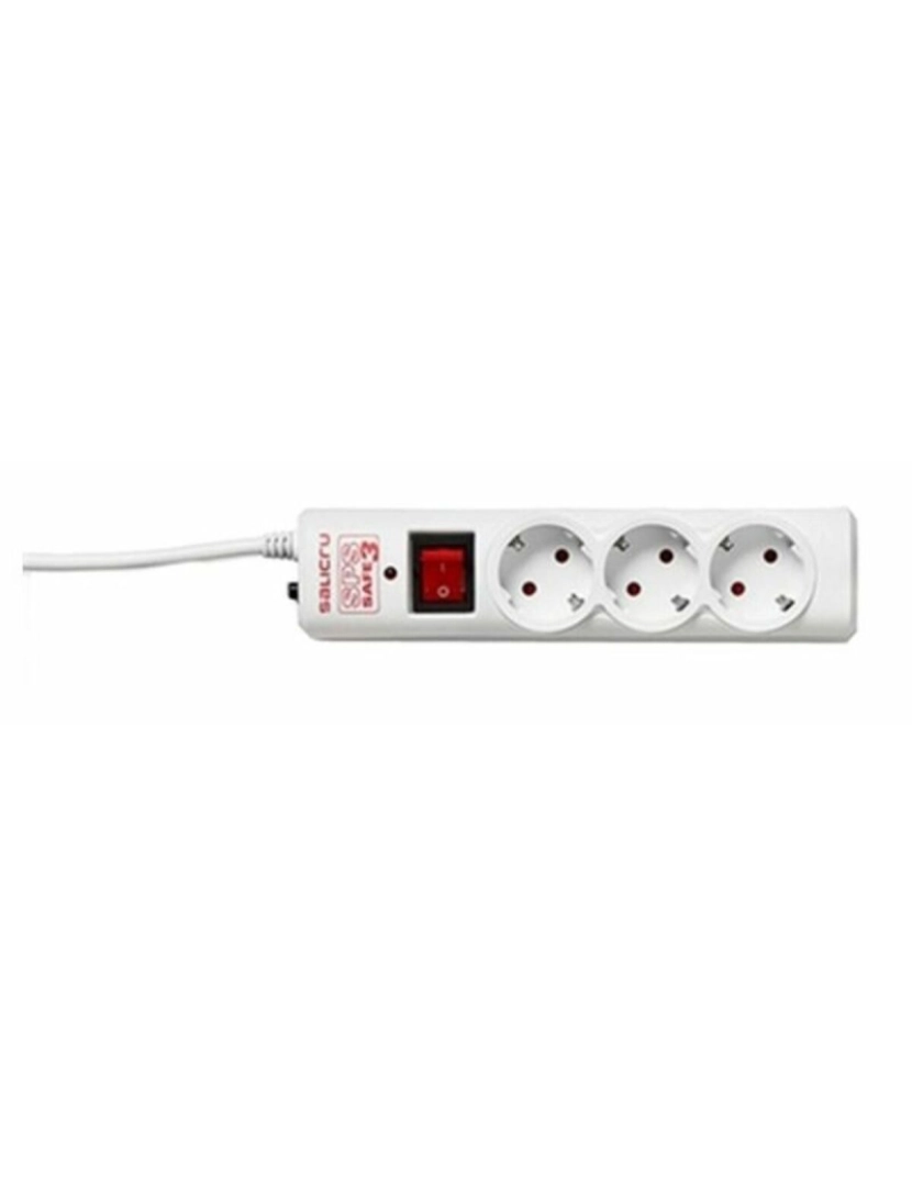 Salicru - Extensão com 3 Tomadas Schuko com Interruptor Salicru 680BA000001 (1,5 m)