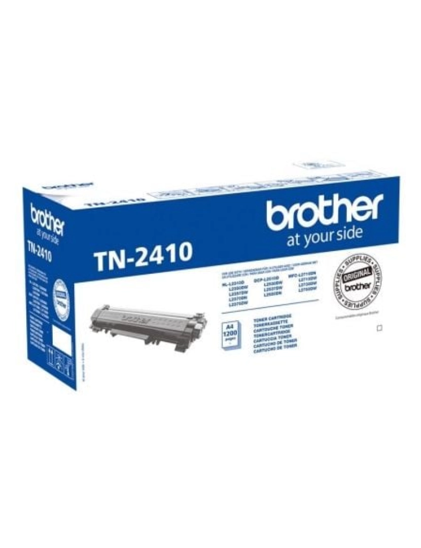 Brother - Tóner Original Brother TN2410 Preto