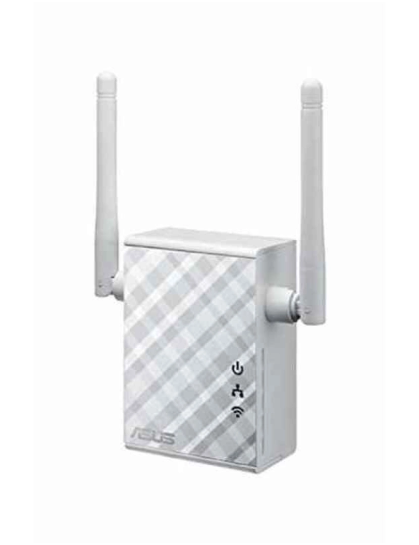 imagem de Ponto de Acesso Repetidor Asus 90IG01X0-BO2100 N300 10 / 100 Mbps 2 x 2 dBi Branco Preto1