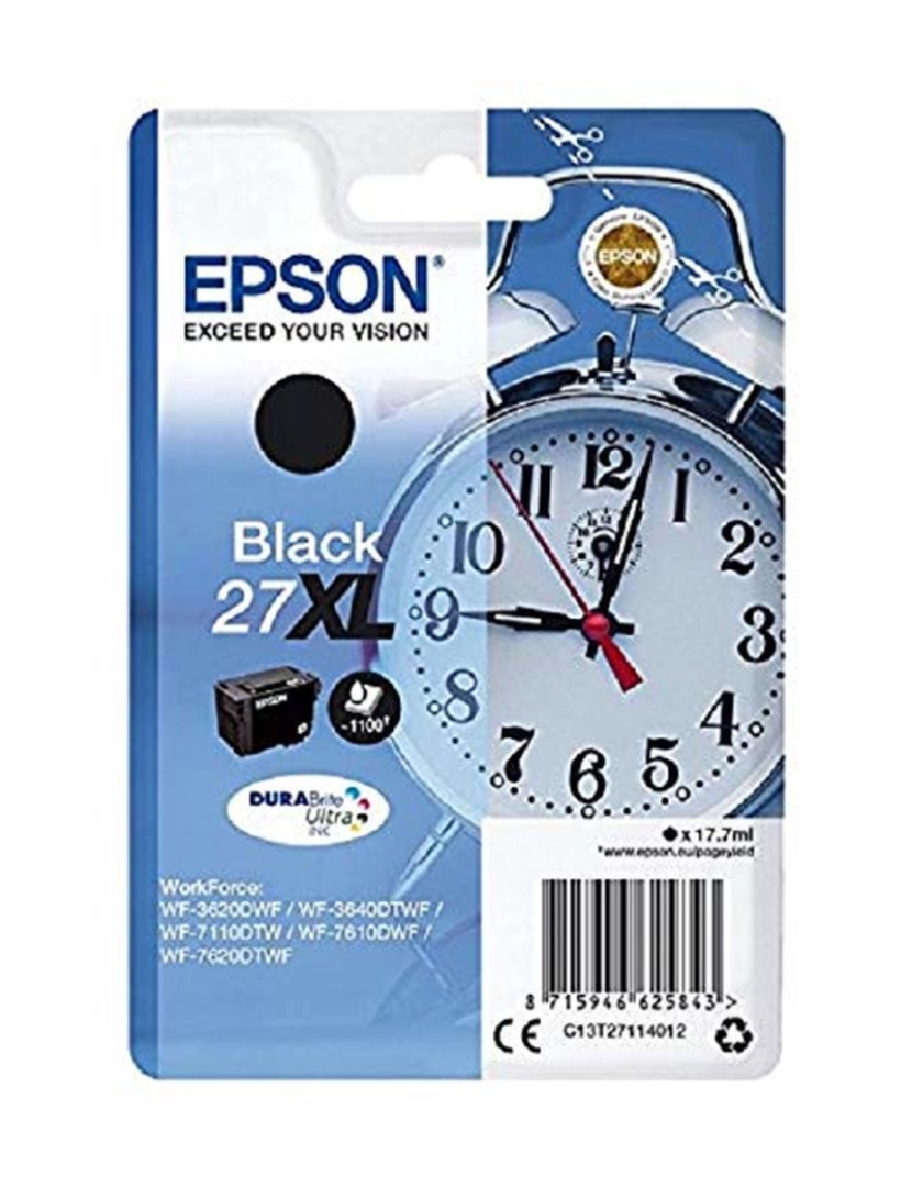 Epson - Cartucho Compatível Epson C13T27114012 Preto