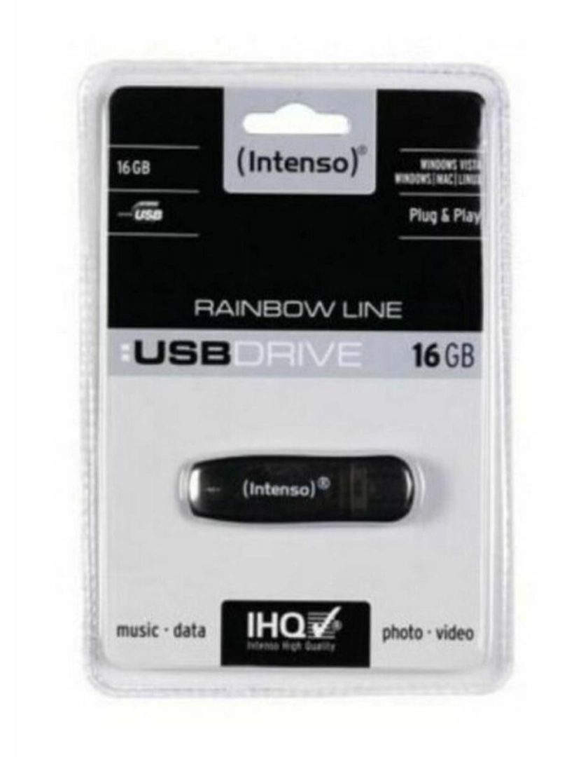 imagem de Memória USB INTENSO 3502470 16 GB Preto 16 GB2